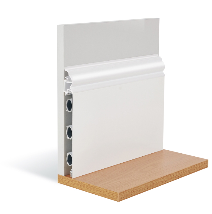 Skirting board heater